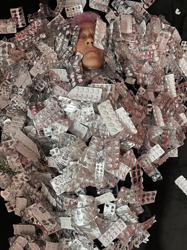 Comment on THE EMERGENCE OF BLISTER SISTER – Performance artist explores the relationship with her medication by Evelyn Silver