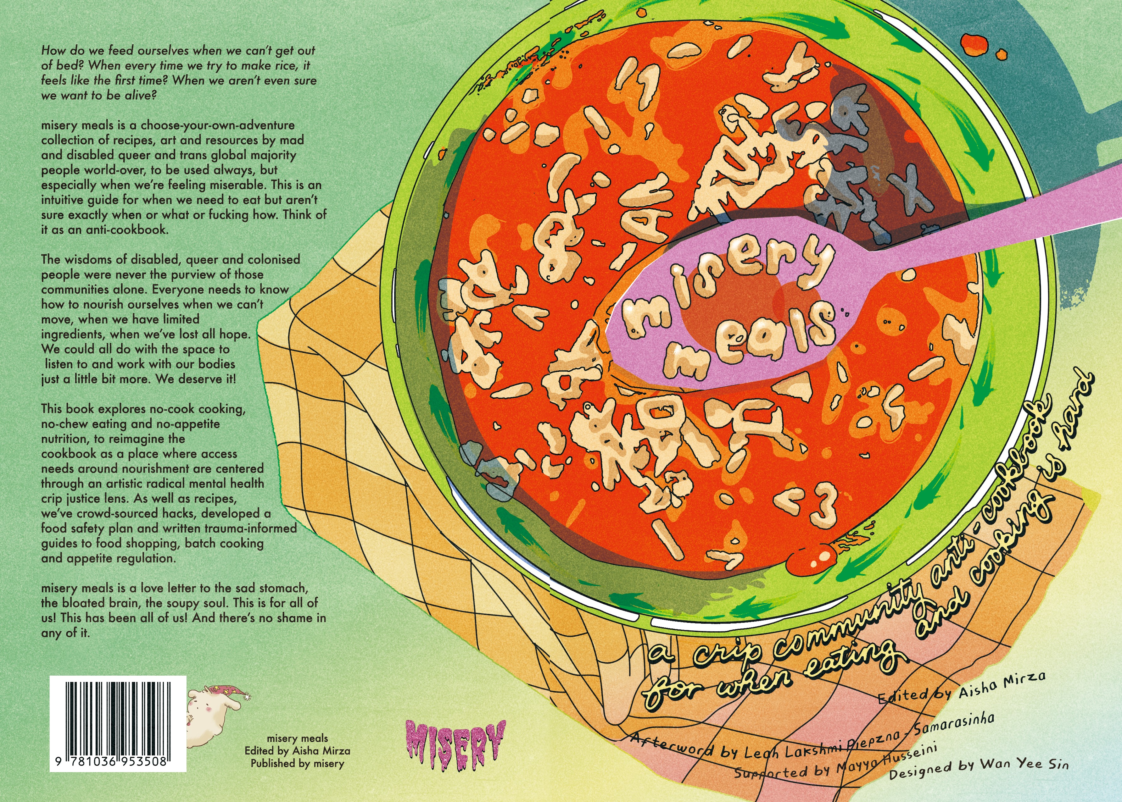 Comment on misery meals: a crip anti-cookbook for when cooking feels impossible by Angela Edmonds